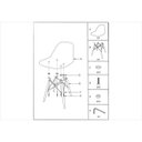 Ver imagem 4 de Kit 2 Cadeiras Eiffel Charles Eames Branca com Base de Madeira Dsw