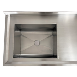 Pia Aço Inox Industrial 150x60x90 Cm Cuba Esquerda Nortinox - 5