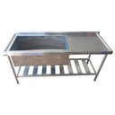 Ver imagem 1 de Pia Aço Inox Industrial 180x70x90 cm Cuba Grande Cubão Nortinox