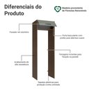 Ver imagem 3 de Porta-geladeira 73 Cm 1 Porta Basculante Rustic/cinza Agata Madesa