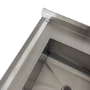 Ver imagem 5 de Pia Aço Inox Industrial 180x60x90 Cm Cuba Esquerda Nortinox