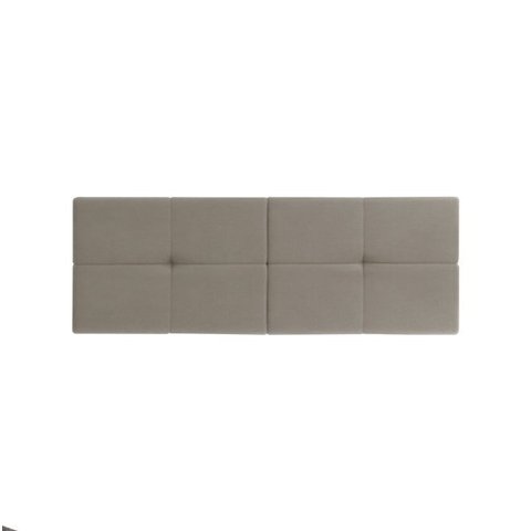Cabeceira para Parede Suspensa Bruna Casal Fixa de Parede 1,60cm X 55cm Areia