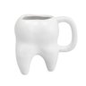 Caneca dente com rostinho molar odonto decoração cerâmica - 2