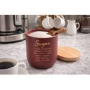 Ver imagem 2 de Açucareiro em Aço Inoxidável com Tampa de Bambu 500ml - Vermelho Carmim