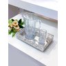 Conjunto 7 Peças Jarra com 6 Copos de Vidro Roberta 1,25l/260ml - 2