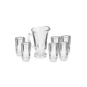 Ver imagem 1 de Conjunto 7 Peças Jarra com 6 Copos de Vidro Roberta 1,25l/260ml