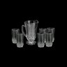 Conjunto 7 Peças Jarra com 6 Copos de Vidro Roberta 1,25l/260ml - 6