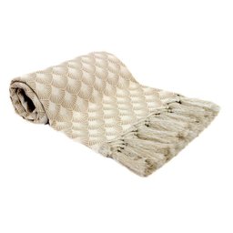 Manta Decorativa para Sofá Gigante Jacquard 3,5x1,4M Escamas-Mt166 - 6