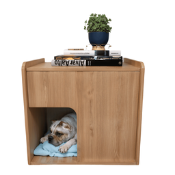 Mesa de Cabeceira Cama Pet Cães 45x45x40 Amadeirado - 3