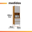 Ver imagem 3 de Armário de Cozinha Paneleiro 3 Portas 1 Gaveta Lais