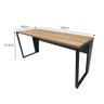 Mesa de Escritório Executiva em "l" C/pé Trapézio - Euro Itália - 73,5ax120lx150p 719015 - 4