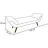 Cabeceira Cama Box Casal 140cm Provença com Calçadeira Vêneto P02 Veludo Rosê - Mpozenato - 5
