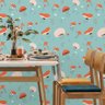 Papel De Parede Adesivo Jardim De Cogumelos N017076 0,58X3M - 5
