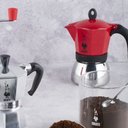 Ver imagem 3 de Cafeteira Italiana Moka Induction Vermelha Fogão de indução 6 xícaras Bialetti