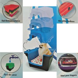 Casa Cachorro e Caminha 2 em 1 M (3) Black Furacão Pet - 5