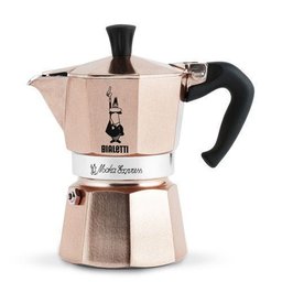 Cafeteira Bialetti italiana Moka Rose Gold 6 Xícaras - 2