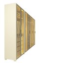 Ver imagem 7 de Guarda-Roupa Modulado Reflecta Innova 8 Portas 341,4cm x 240cm Mod 012 100% MDF Bege/Off White