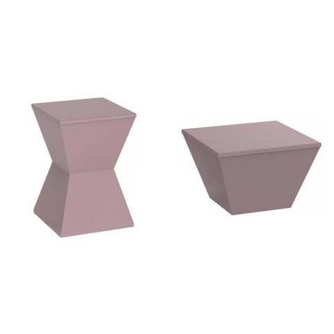 Conjunto com 2 Banquetas - Nitro/Neo Rosa/Calla Rose
