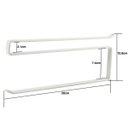 Ver imagem 4 de Kit 2 Suporte Para Porta Rolo de Papel Toalha Branco