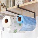 Ver imagem 1 de Kit 2 Suporte Para Porta Rolo de Papel Toalha Preto