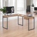 Ver imagem 1 de Mesa Home Office Escrivaninha L Shine Montana com Gaveteiro