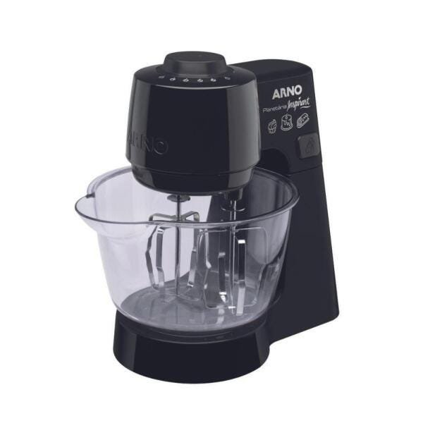 Batedeira Planetaria Arno 500W Inspirart Preta 220v