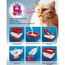 Ver imagem 3 de Banheira Caixa de Areia Higiênica Gatos 3 Peças Furacão Pet - Água