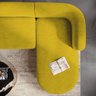 Sofá Modular Celinne Luxuoso Sala de Estar Decoração Luxo 265cm Suede - 7