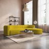 Sofá Modular Celinne Luxuoso Sala de Estar Decoração Luxo 265cm Suede - 2