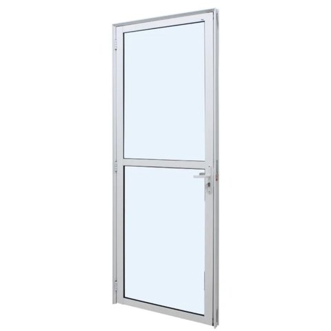 Porta de Vidro Pa1 Perfecta 1 Folha 215x80cm Branca Esquerda - 1074-3382 - Jap