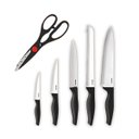 Ver imagem 1 de Conjunto de Facas Brinox 6 Pecas Cross Preto
