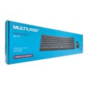 Ver imagem 6 de Kit Teclado e Mouse Wireless Multilaser TC251, 2.4GHz, Teclas Flutuantes, USB, ABNT2, 1200DPI, Preto