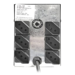 Estabilizador 2000VA Ragtech Sense Laser SE 2000SN M2 Black Monovolt 220/220V 6 Tomadas - 20SEL3488 - 4