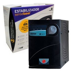 Estabilizador 2000VA Ragtech Sense Laser SE 2000SN M2 Black Monovolt 220/220V 6 Tomadas - 20SEL3488 - 1