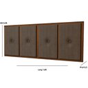 Ver imagem 2 de Painel Cabeceira Box Queen 1,60 Duda Madeira Marrom - Comprar Moveis em Casa