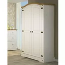 Ver imagem 1 de Guarda-Roupa Infantil 2 Portas Smile Yescasa Branco/Creme/Carvalho