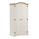 Ver imagem 2 de Guarda-Roupa Infantil 2 Portas Smile Yescasa Branco/Creme/Carvalho