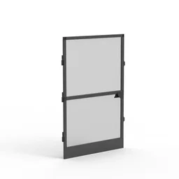 Porta Mosquiteira de Giro 0,80m X 2,10m Preta - 1
