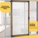 Ver imagem 3 de Tela Mosquiteira Corredeira para Janela 1,00m X 1,20m Bronze