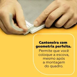 Tela Mosquiteira Corredeira para Janela 0,60m X 1,20m Branca - 4
