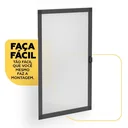 Ver imagem 2 de Tela Mosquiteira Corredeira para Janela 0,60m X 1,20m Preta