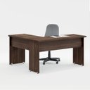 Ver imagem 2 de Mesa em L Escritório Alfama Marrom