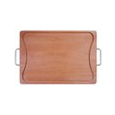 Ver imagem 1 de Tábua de Madeira para Churrasco com Cabo de Alumínio - Stolf 44x30