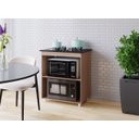 Ver imagem 3 de Balcão Cooktop Lara 04 Bocas com 2 Nichos Multiuso - Savana Móblis