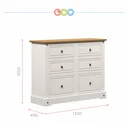 Ver imagem 5 de Cômoda Infantil 6 Gavetas Smile 