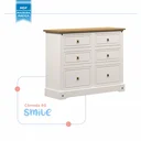 Ver imagem 4 de Cômoda Infantil 6 Gavetas Smile 