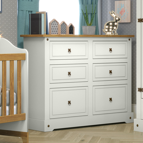 Cômoda Infantil 6 Gavetas Smile Yescasa