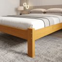 Ver imagem 2 de Cama Queen Turca 100% Madeira Maciça Reforçada Pinus Mel