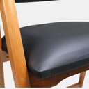 Ver imagem 6 de Banqueta Viena Encosto Curvado Assento Estofado Madeira Cor Mel