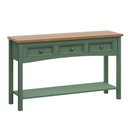 Ver imagem 3 de Mesa Aparador 3 Gavetas 1 Prateleira Veneza Verde